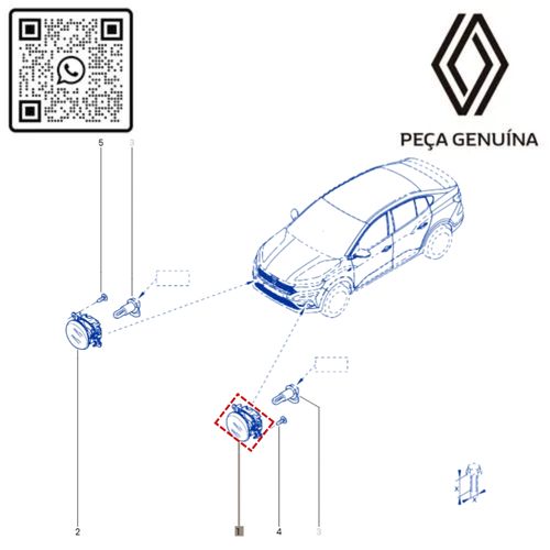 RN 50862R 261550862R FAROL DE NEBLINA LE KARDIAN 3